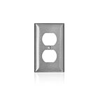 Leviton SS8-40 Stainless Steel C-Series 302/304 1-Gng Standard Duplex Wallplate