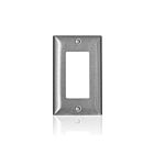 Leviton SL26 Stainless Steel C-Series 430 1-Gng Standard Decora Wallplate