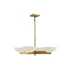 Savoy House Essentials Fallon 1-1613-4-322 4-Lights 240W Warm Brass Chandelier
