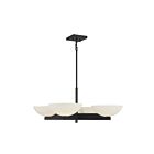Savoy House Essentials Fallon 1-1613-4-89 4-Lights 240W Matte Black Chandelier