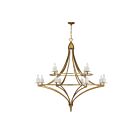 Savoy House Director 1-1672-12-322 12-Lights 720W Warm Brass Chandelier