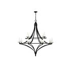 Savoy House Director 1-1672-12-89 12-Lights 720W Matte Black Chandelier
