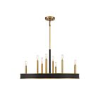 Savoy House Chaucer 1-1716-8-322 8-Lights 480W Warm Brass Chandelier