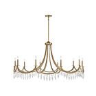 Savoy House Kameron 1-1805-10-322 10-Lights 600W Warm Brass Chandelier