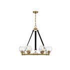 Savoy House Bozeman 1-1838-6-322 6-Lights 360W Warm Brass Chandelier