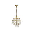 Savoy House Luna 1-1865-3-322 3-Lights 180W Warm Brass Mini Chandelier