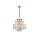 Savoy House Luna 1-1866-4-322 4-Lights 240W Warm Brass Chandelier