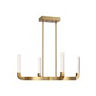 Savoy House Del Mar 1-2508-4-322 4-Lights 20W Warm Brass Chandelier