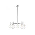 Savoy House Essentials Wright 1-3073-5-11 5-Lights 300W Chrome Chandelier