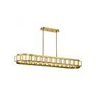 Savoy House Gideon 1-3165-8-322 8-Lights 480W Warm Brass Linear Chandelier