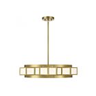 Savoy House Gideon 1-3167-4-322 4-Lights 240W Warm Brass Chandelier
