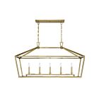 Savoy House Essentials Townsend 1-324-5-322 5-Lights 300W Warm Brass Linear Chandelier