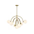 Savoy House Marias 1-3319-7-322 7-Lights 420W Warm Brass Chandelier
