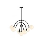 Savoy House Marias 1-3319-7-89 7-Lights 420W Matte Black Chandelier