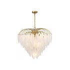 Savoy House Boa 1-3504-9-322 9-Lights 540W Warm Brass Chandelier