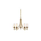 Savoy House Essentials Octave 1-4032-5-322 5-Lights 300W Warm Brass Chandelier