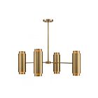 Savoy House Lio 1-4180-8-127 8-Lights 480W Noble Brass Chandelier