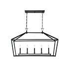 Savoy House Essentials Townsend 1-424-5-44 5-Lights 300W Classic Bronze Linear Chandelier