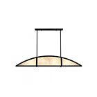 Savoy House Legacy 1-6219-4-89 4-Lights 240W Matte Black Linear Chandelier