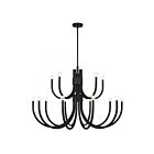 Savoy House Essentials Sorrento 1-6682-15-89 15-Lights 900W Matte Black Chandelier