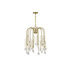 Savoy House Anholt 1-6686-6-127 6-Lights 360W Noble Brass Chandelier