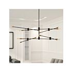 Savoy House Lyrique 1-7001-12-77 12-Lights 720W Bronze with Brass Accents Chandelier