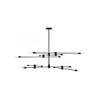 Savoy House Lyrique 1-7001-12-89 12-Lights 720W Matte Black Chandelier