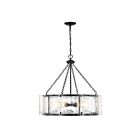 Savoy House Essentials Genry 1-8200-5-89 5-Lights 300W Matte Black Pendant