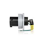 Leviton 4100B5WLEV 100 Amp Pin & Sleeve Inlet-Black