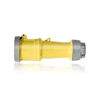 Leviton 3100C4WLEV 100 Amp Pin & Sleeve Connector-Yellow