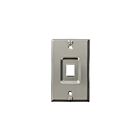 Leviton 4108W-1SP Recessed Quickport Stainless Steel Wljax