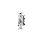 Leviton 1223-SGY 20A 3W 277V Gray Ac Switch