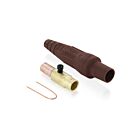 Leviton 16D37-UH 16 Series Female Brown Plug