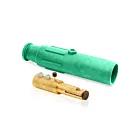 Leviton 17D22-SG 17 Series Male Plug 350-500 Green