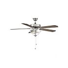 Savoy House Meridian M2019BNRV 52" Brushed Nickel 60.99W Ceiling Fan