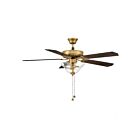 Savoy House Meridian M2019NBRV 52" Natural Brass 60.99W Ceiling Fan