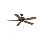 Savoy House Meridian M2020ORB 52" Oil Rubbed Bronze 52.77W Ceiling Fan