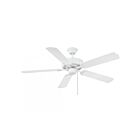 Savoy House Meridian M2020WH 52" White 52.77W Ceiling Fan