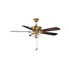 Savoy House Meridian M2026NBRV 52" Natural Brass 25.3W Ceiling Fan