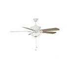Savoy House Meridian M2026WHRV 52" White 25.3W Ceiling Fan