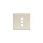 Leviton 42080-3IP 3Pt Quickport Wallplate I