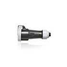Leviton 420C5WLEVA LEV Series IEC Pin & Sleeve Connector with Screwless Clamp Assembly