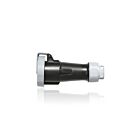 Leviton 520C5WLEV 20 Amp Pin & Sleeve Connector - Black