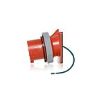 Leviton 320B7WLEV 20 Amp Pin & Sleeve Inlet - Red