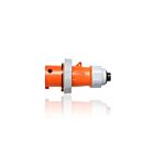 Leviton 420P12WLEVA 20 Amp Pin & Sleeve Plug Nsf - Orange