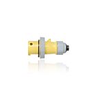 Leviton 320P4WLEVA 20 Amp Pin & Sleeve Plug Nsf - Yellow.