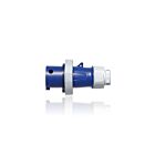 Leviton 520P9WLEV 20 Amp Pin & Sleeve Plug - Blue