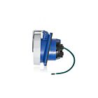 Leviton 520R9WLEV 20 Amp Pin & Sleeve Receptacle - Blue