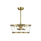 Savoy House Essentials Ventari 24-FD-8853-322 24" Warm Brass 28.1W Ceiling Fan