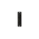 Leviton 5F100-PLT Black Blank Fiber Adapter Plate